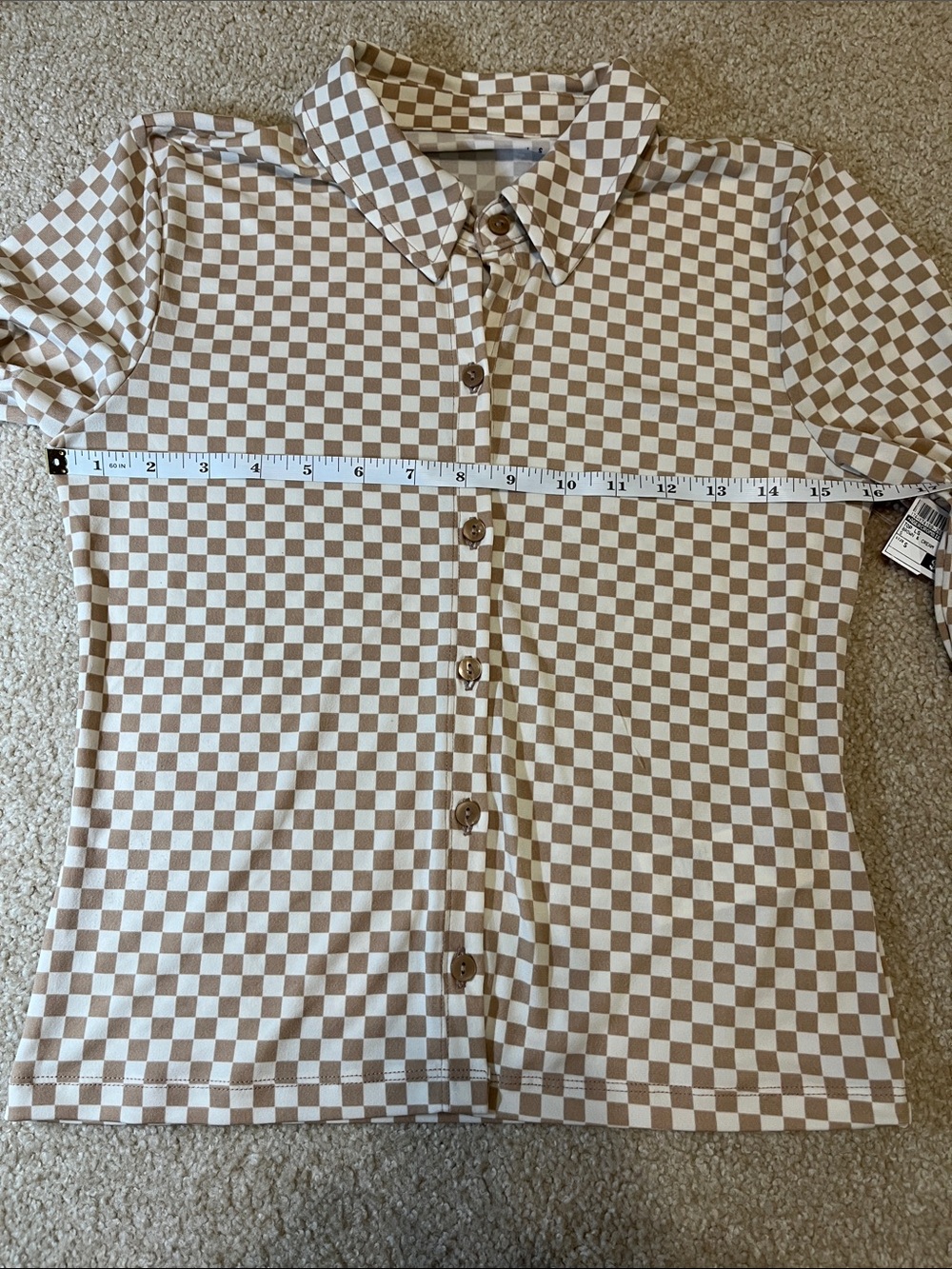 Checkered top - Picture 4 of 6
